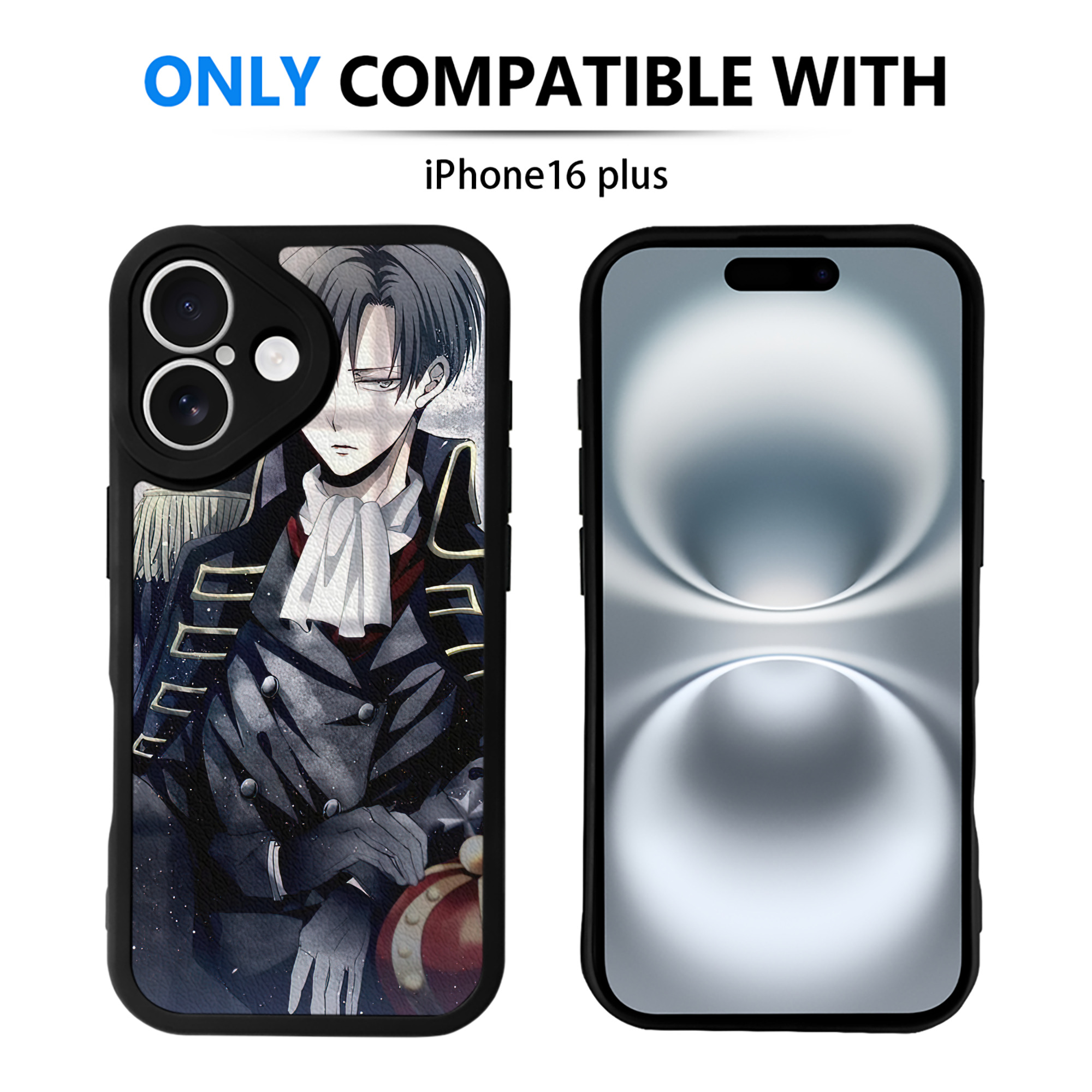 （画像用） 進撃の巨人 Attack on Titan 【iPhone 16シリーズ対応】シリコンスマホケース（レザー調） 材質：シリコン